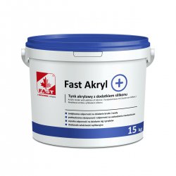 Fast - intonaco acrilico rifinito con Fast Akryl + silicone