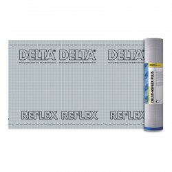 Dorken - una pellicola barriera al vapore con schermo in alluminio Delta-Reflex, rotolo