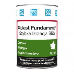 Icopal - massa bituminosa per l'impermeabilizzazione di fondazioni Siplast Foundation Fast essiccazione Isolante SBS