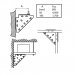 Walraven - staffe triangolari per guide di montaggio BIS, WM0 - 30 - 660 3 010