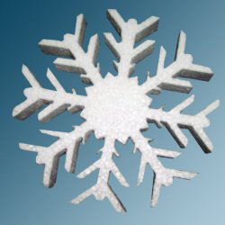 Xplo Ornaments - ornamenti in polistirolo - fiocco di neve