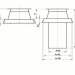 Xplo Ventilation - base del tetto rettangolare, tipo AI e A II