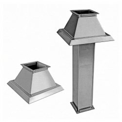 Xplo Ventilation - base del tetto rettangolare, tipo AI e A II