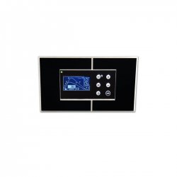 Tatarek - controller per caminetti con sistema di accumulo del calore RT-08 OS Grafik Black Design