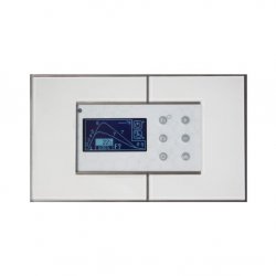 Tatarek - controller per caminetti con sistema di accumulo del calore RT-08 OS Grafik White Design