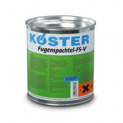 Koester - un composto sigillante elastico bicomponente Fugenspachtel FS-V grigio