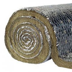 Rockwool - tappetino in lana di roccia ProRox WM 950 Alu (Wired Mat 80 Alu)